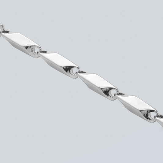 Vòng Tay Thời Trang Stainless Steel Mắt Xích Bạc Elder