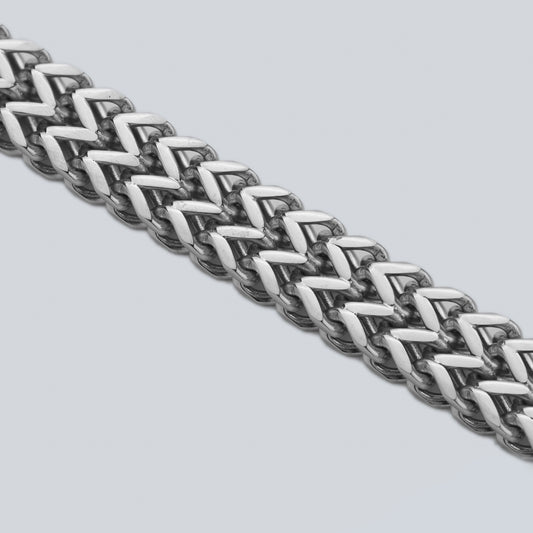 Vòng Tay Thời Trang Stainless Steel Braid V Elder