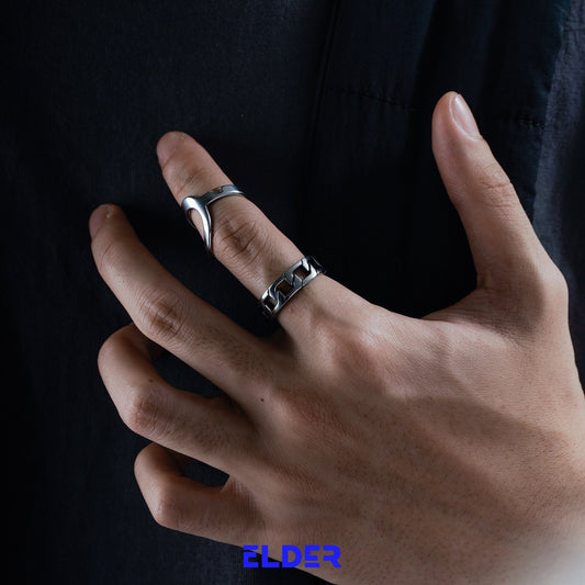 Nhẫn Thời Trang Stainless Steel Cuban Elder