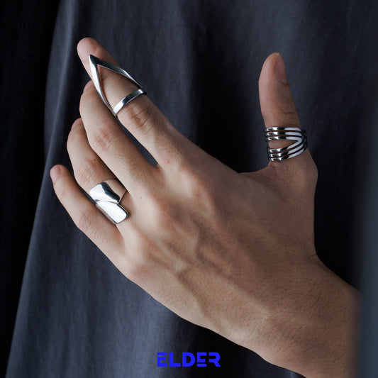 Nhẫn Thời Trang Stainless Steel Blanketing Elder