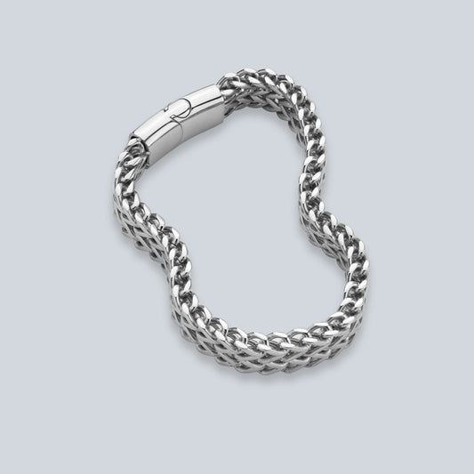 Vòng Tay Thời Trang Stainless Steel Braid V Elder