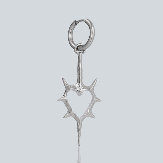 Khuyên Tai Thời Trang Stainless Steel Glowing Heart Elder