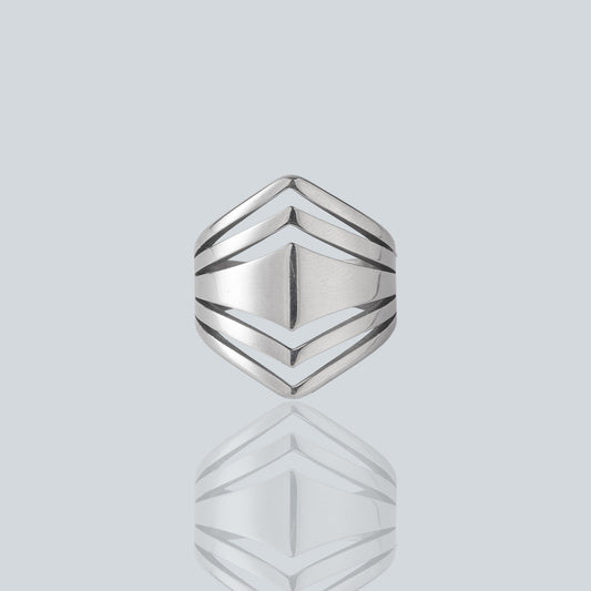 Nhẫn Thời Trang Stainless Steel Lozenge Elder