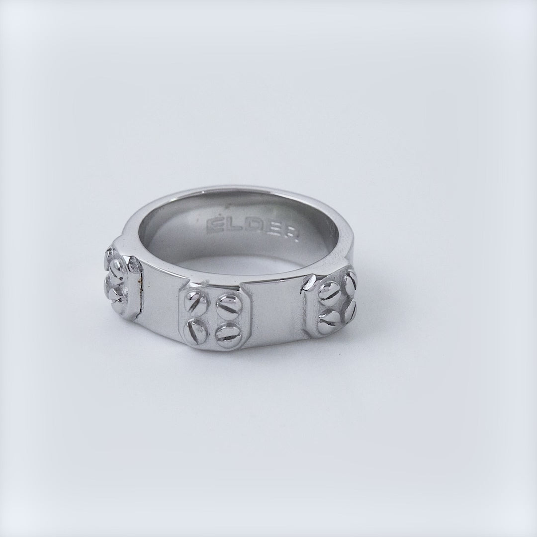 Nhẫn Thời Trang Stainless Steel Machine Broken Elder