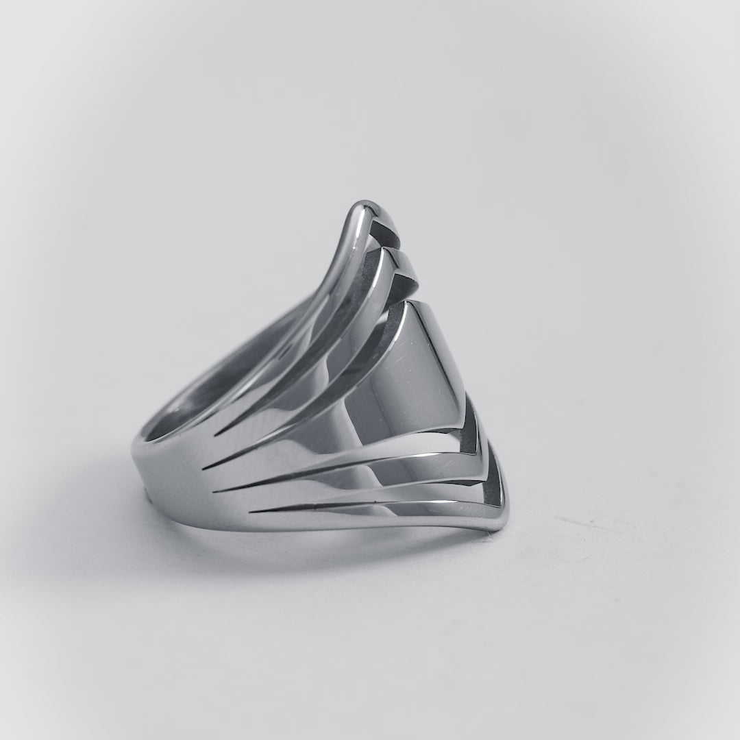 Nhẫn Thời Trang Stainless Steel Lozenge Elder