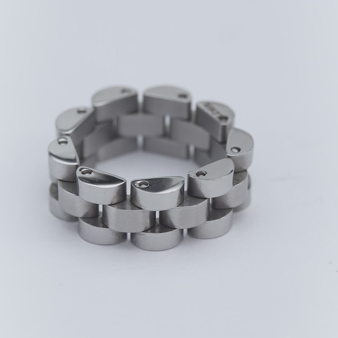 Nhẫn Thời Trang Stainless Steel Serious Elder