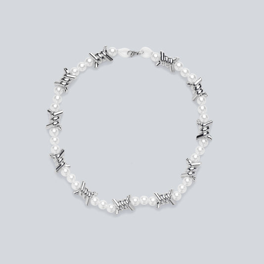 Dây chuyền thời trang Stainless Steel Pearl Twisted Elder